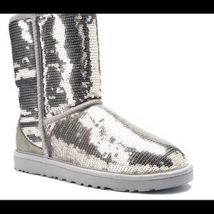Sliver Sequin Uggs